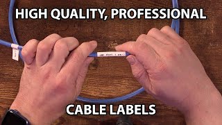 High Quality Professional Custom Cable Labels [upl. by Delamare]