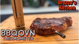 Best Wireless Meat Thermometer By BBQOVN  Making Rib Eye Steak 🥩 [upl. by Esaj42]