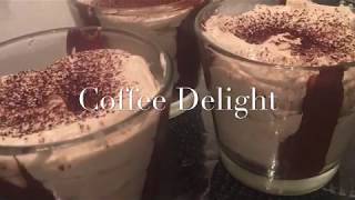 Coffee Delight Dessert  quick dessert  Pot amp Pan Cooking [upl. by Amena280]