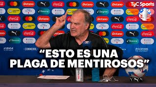 BIELSA EN LLAMAS 🔥 EL DT DE URUGUAY EXPLOTÓ EN CONTRA DE LA CONMEBOL Y DEFENDIÓ A SUS JUGADORES [upl. by Aible]