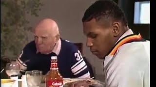 RARE video of MIKE TYSON eating with Cus DAmato 1982 [upl. by Renault]