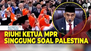 Full Ketua MPR Ahmad Muzani Singgung soal Palestina di Pelantikan Presiden amp Wakil Presiden RI [upl. by Kieger976]