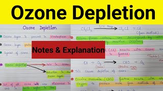 Ozone layer depletion  Depletion of ozone layer  Ozone hole  what is ozone depletion [upl. by Eitirahc320]