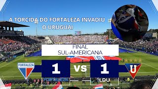 REAÇÃO TORCIDA FORTALEZA  FINAL SUL AMERICANA  Fortaleza x LDU 4K [upl. by Gareri]