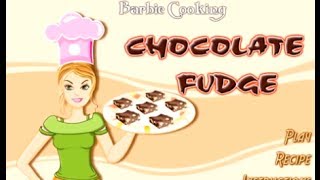 Barbie Chocolate Fudge  Cooking Games [upl. by Ravert264]