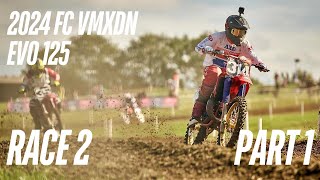 Farleigh Castle VMXdN 2024 EVO 125 Race 2 GOPRO 360 [upl. by Xel469]