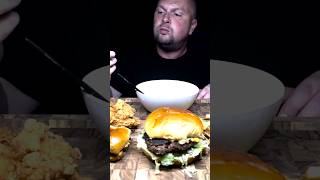 Shocking Mukbang Chilis BIG Smasher Burger Taste Test [upl. by Debee]