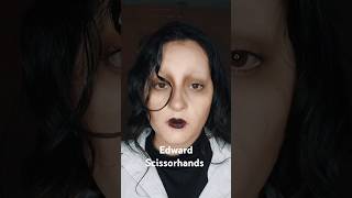 Edward Scissorhands makeup [upl. by Nerra]