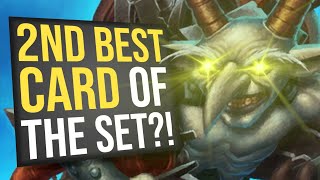 THE 2ND BEST CARD OF THE SET  Is it True  Standard  Hearthstone [upl. by Sergu]