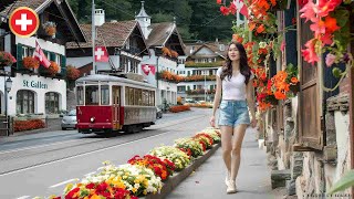 THUN SWITZERLAND 💗 Beautiful City Thun This Scenic Walking Tour 🏞️🇨🇭 [upl. by Aissert]