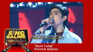 Sing Galing SingLebrity Edition February 12 2022  quotIkaw Langquot Patrick Quiroz Performance [upl. by Fabien241]