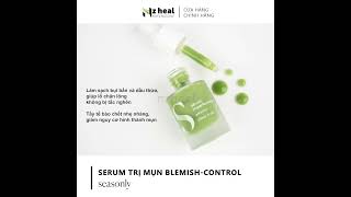 Serum trị mụn Seasonly BlemishControl Serum Sérum Imperfections 15ml [upl. by Ellitnahc]