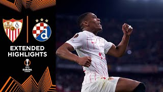 Sevilla vs Dinamo Zagreb Extended Highlights  UEL  Round of 16  Leg 1  CBS Sports Golazo [upl. by Aisenat407]