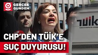 CHPden TÜİK Hamlesi Suç Duyurusunda Bulundular AKP Tüm Türkiyeyi quotTÜİKzedequot Haline Geterdi [upl. by Fem213]