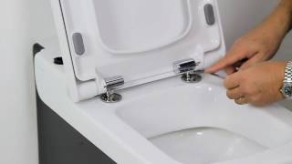 How to install a softclose toilet seat [upl. by Quenby]