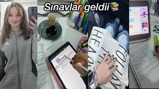 SINAVLARA ÇALIŞIYORUM🥲YAZILILARA SON BİR HAFTA  11sınıf ders çalışma günlüğüm [upl. by Cappella791]