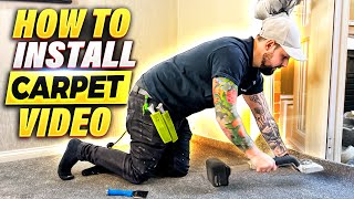 How To Install Carpet  Easy Step By Step Beginners Guide [upl. by Navy]