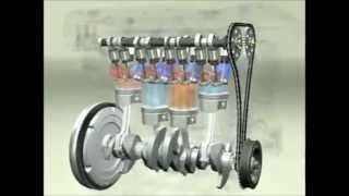 4 Stroke Engine Working Animation [upl. by Ainadi887]