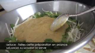 Céleri rémoulade  célerirave en rémoulade  la recette chef [upl. by Casar]