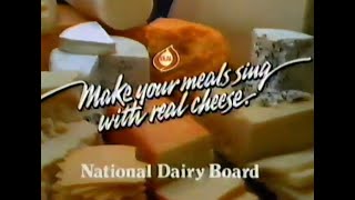 1985 Real Cheese Commercial  National Dairy Board [upl. by Stefan]