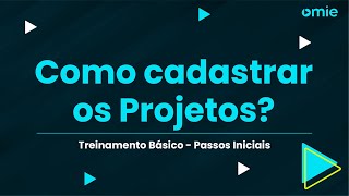 Como cadastrar os Projetos [upl. by Cyrie]