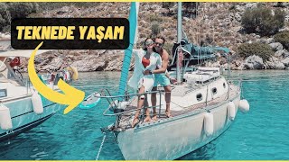 TEKNEDE Yaşam ⛵ Bozburun Marmaris Seyrinde Yelkenlide Bizimle 1 Gün [upl. by Bartram463]