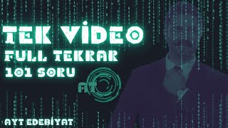 TEK VİDEO  Full Tekrar  101 Soru [upl. by Ruskin]