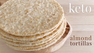 Keto Almond Tortillas  Vegan [upl. by Oiramej]