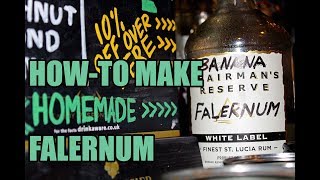 How To Make Falernum  Chairmans Reserve Banana Falernum [upl. by Paule]