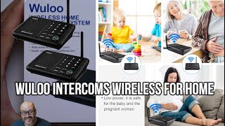 Wuloo Intercoms Wireless for Home [upl. by Nolaj]