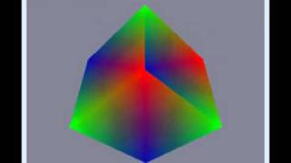 OpenGL using OpenTK and VBNET Gouraud Shaded Cube [upl. by Bea64]