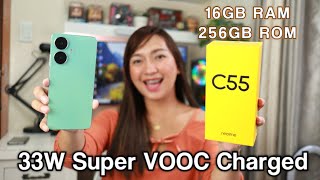 realme C55  Fullreview Budget Phone w 16GB RAM 256GB ROM amp 33W Super VOOC Charged [upl. by Dysart]