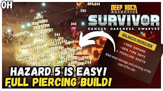 ULTRA BUSTED Piercing Build Deep Rock Galactic Survivor [upl. by Gustavo]