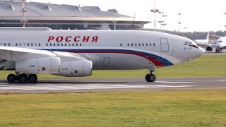 СЛО Россия RA96020 Ил96300ПУ  Взлёт во Внуково VKOUUWW [upl. by Tengdin]