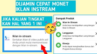 TIPS CARA CEPAT MONETISASI IKLAN INSTREAM FACEBOOK 2024 [upl. by Karame]