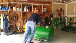 John Deere 2305 200 CX Loader with wheels Put wheels on your loader [upl. by Will468]