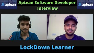 Aptean Software Developer Interview  LockDown Learner [upl. by Buhler689]