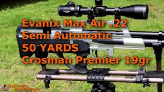 EVANIX Max Air 22 50 YRD Accuracy [upl. by Itsrik]