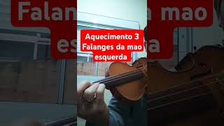 Violino CCB  Aquecimento 3 Mão esquerda  Falanges [upl. by Dixil]