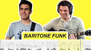 Mark Lettieri  Baritone Funk with TABS Standard Tuning  by RiffHero [upl. by Flessel]