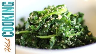 How to Cook Kale  Garlic Kale Recipe  Hilah Cooking [upl. by Yrod]