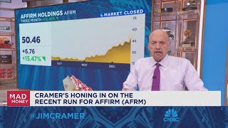 Im seeing pigish behavior with Affirms stock says Jim Cramer [upl. by Gnet]