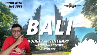 Bali Trip l How to Plan from India l Budget amp Itinerary l Bali in 2023 [upl. by Ahsekim676]