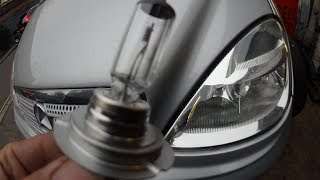 HOW TO FIT MERCEDES HEADLIGHT BULB CLEAR VIDEO [upl. by Vena]