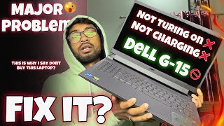 Dell g15 Laptop Not Turning On Also Not Charging Problem Solve  How To Fix Laptop Not Turning On [upl. by Rafe102]