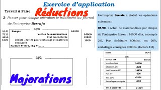 exercice dapplication 8 la facturation réductions et majorations [upl. by Eugirne]