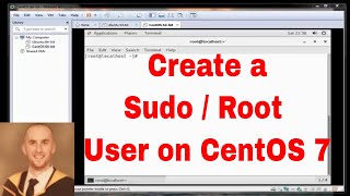 How To Create a Sudo  Root User on CentOS 7 [upl. by Aicil]