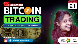 21 Oct Crypto Trading  Bitcoin Live Trading  Ethererum Trading  live bitcoinlivetrading btcLive [upl. by Dombrowski133]