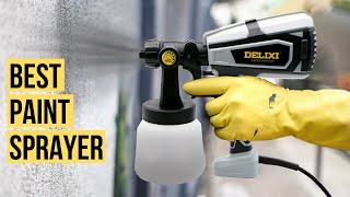 Best Paint Sprayer  DELIXI High Power Paint Sprayer Review [upl. by Eelrebmyk]