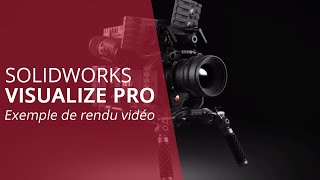 SOLIDWORKS Visualize Professional  Exemple de rendu vidéo [upl. by Enowtna]